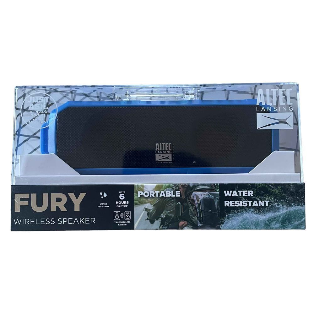 FURY ALTEC LANCING PORTABLE WATER PROOF WIRELESS SPEAKER
